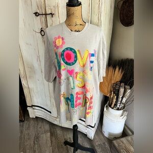 Natural Life Love Is Here tee